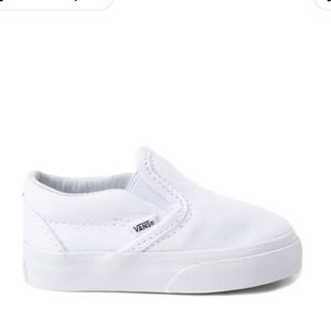 Toddler White Vans
